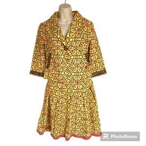 Anthropologie Yoana Baraschi Beaded Jacket & Skirt Set Size 4 | Retro Cottageco